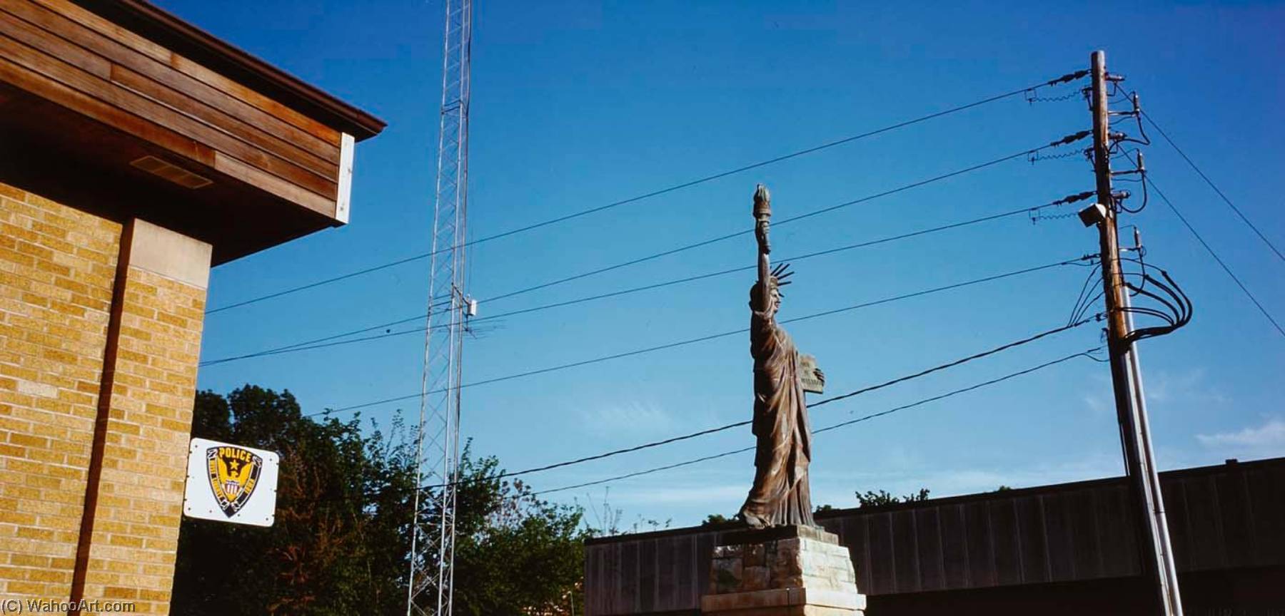 Wikioo.org – La Enciclopedia de las Bellas Artes - Pintura, Obras de arte de Arthur Taussig - estatua de libertad , Oeste La libertad , Iowa , de la cartera Estatuas de La libertad