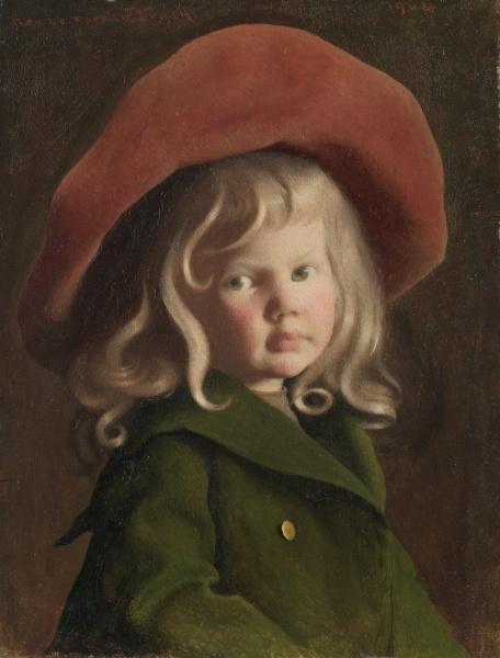 Wikioo.org - The Encyclopedia of Fine Arts - Painting, Artwork by George De Forest Brush - The Little Cavalier