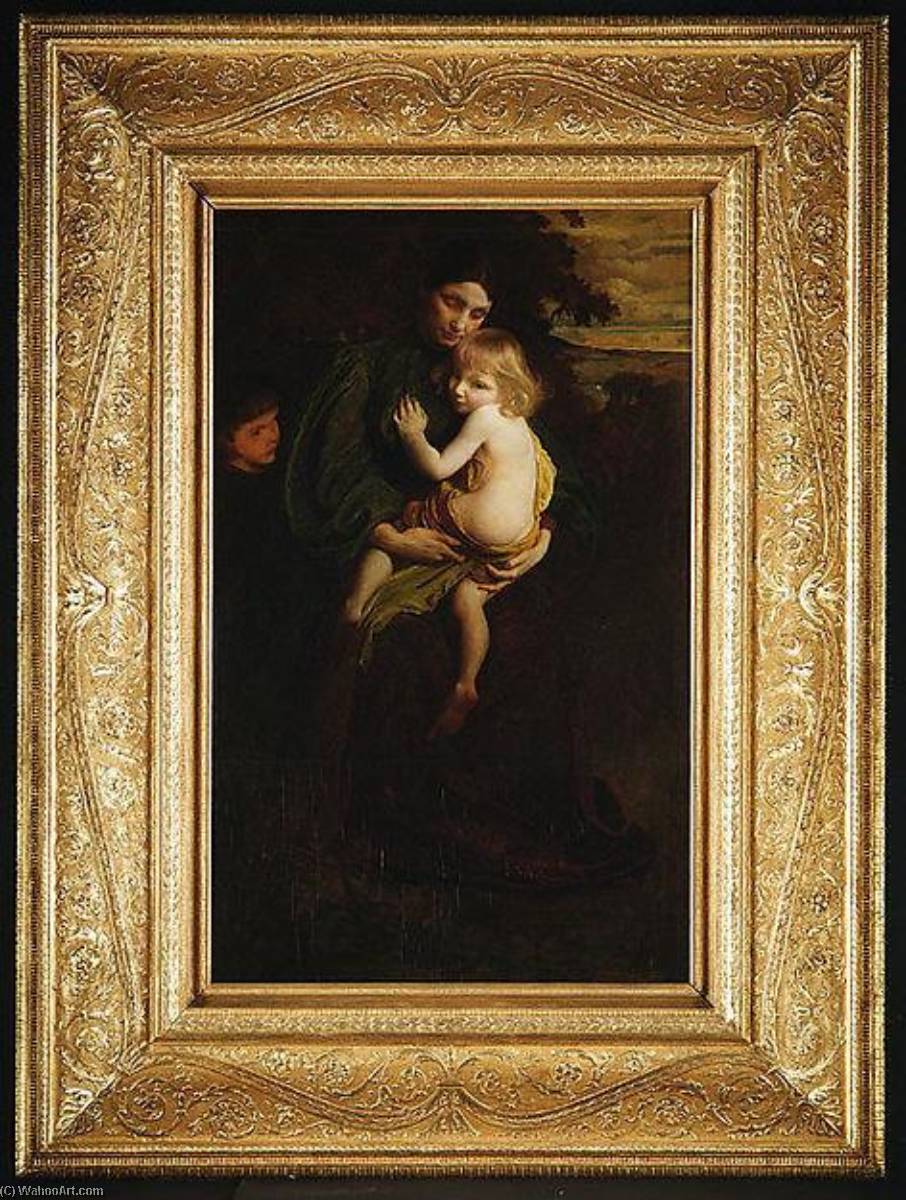 Wikioo.org - The Encyclopedia of Fine Arts - Painting, Artwork by George De Forest Brush - Mother and Child