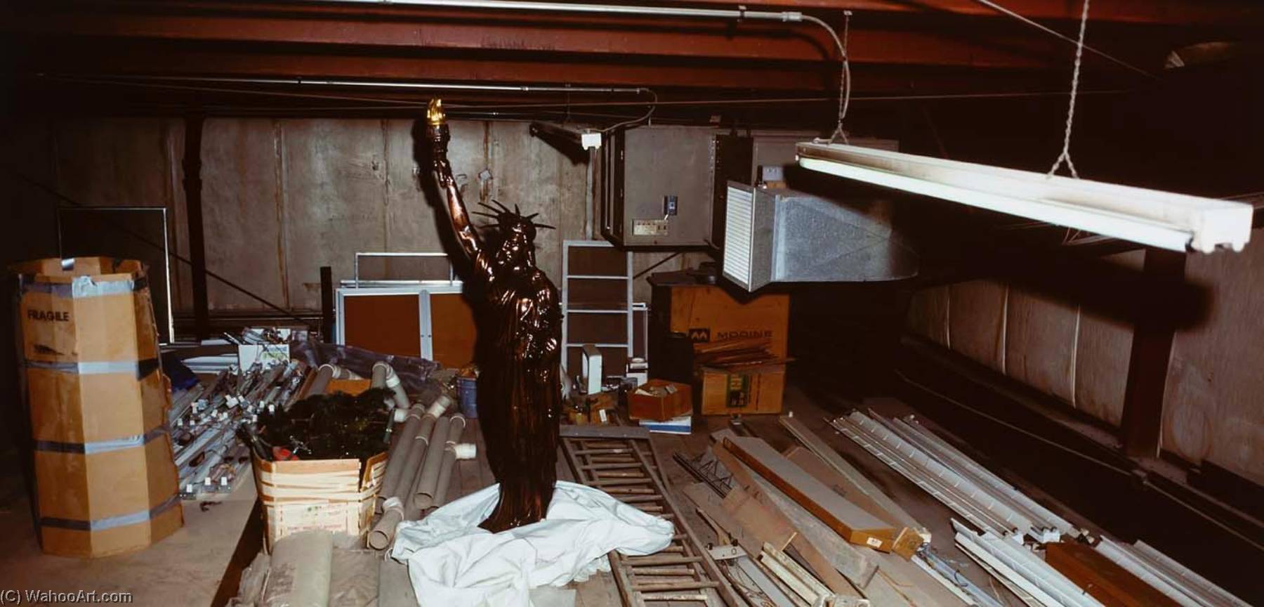 Wikioo.org – La Enciclopedia de las Bellas Artes - Pintura, Obras de arte de Arthur Taussig - estatua de libertad , Lincoln , Nebraska , de la cartera Estatuas de La libertad