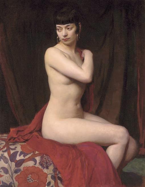 Wikioo.org - The Encyclopedia of Fine Arts - Painting, Artwork by George Spencer Watson - Marishka