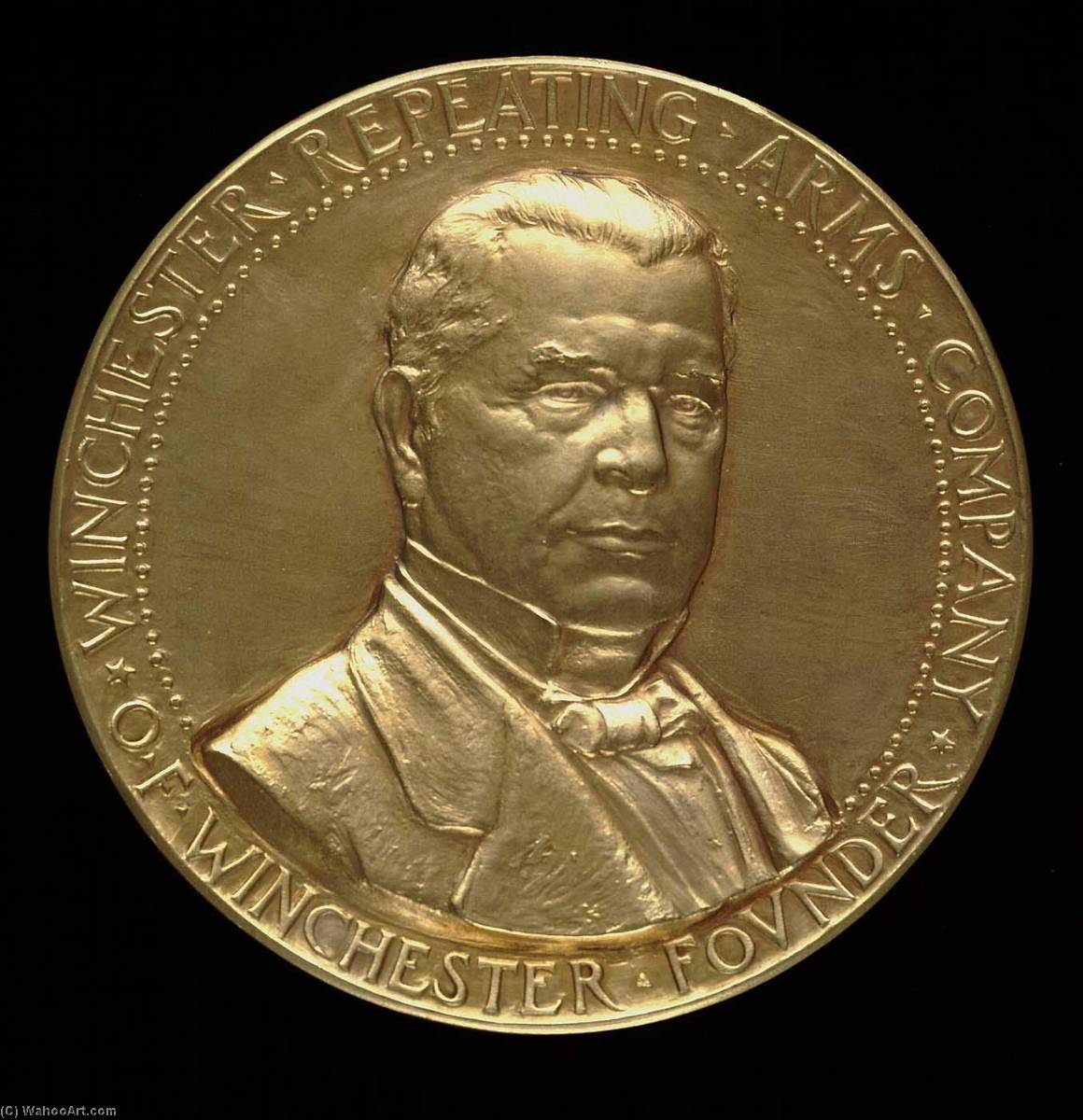 WikiOO.org - Encyclopedia of Fine Arts - Lukisan, Artwork Anthony De Francisci - Winchester Repeating Arms Company Medal (obverse)