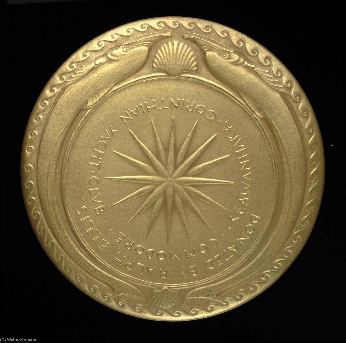 WikiOO.org - Encyclopedia of Fine Arts - Lukisan, Artwork Anthony De Francisci - British American Cup Medal (reverse)