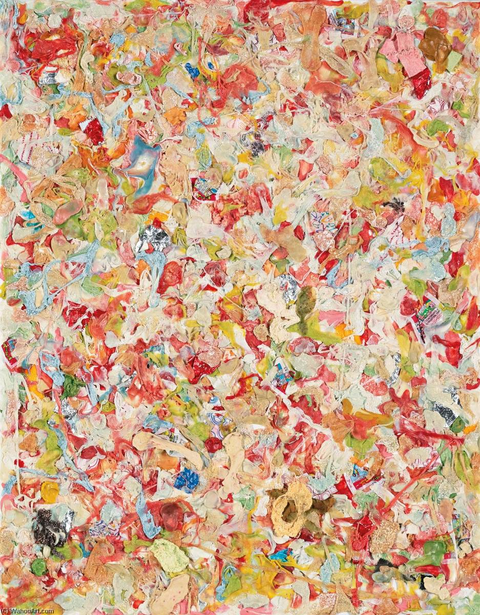 Wikioo.org - The Encyclopedia of Fine Arts - Painting, Artwork by Dan Colen - On A Tear