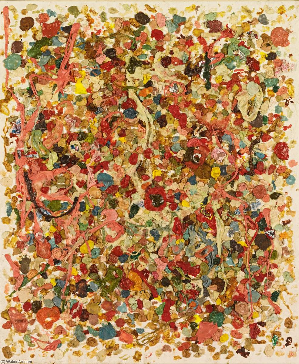 Wikioo.org - The Encyclopedia of Fine Arts - Painting, Artwork by Dan Colen - Two Things I Rarely See the Inside of