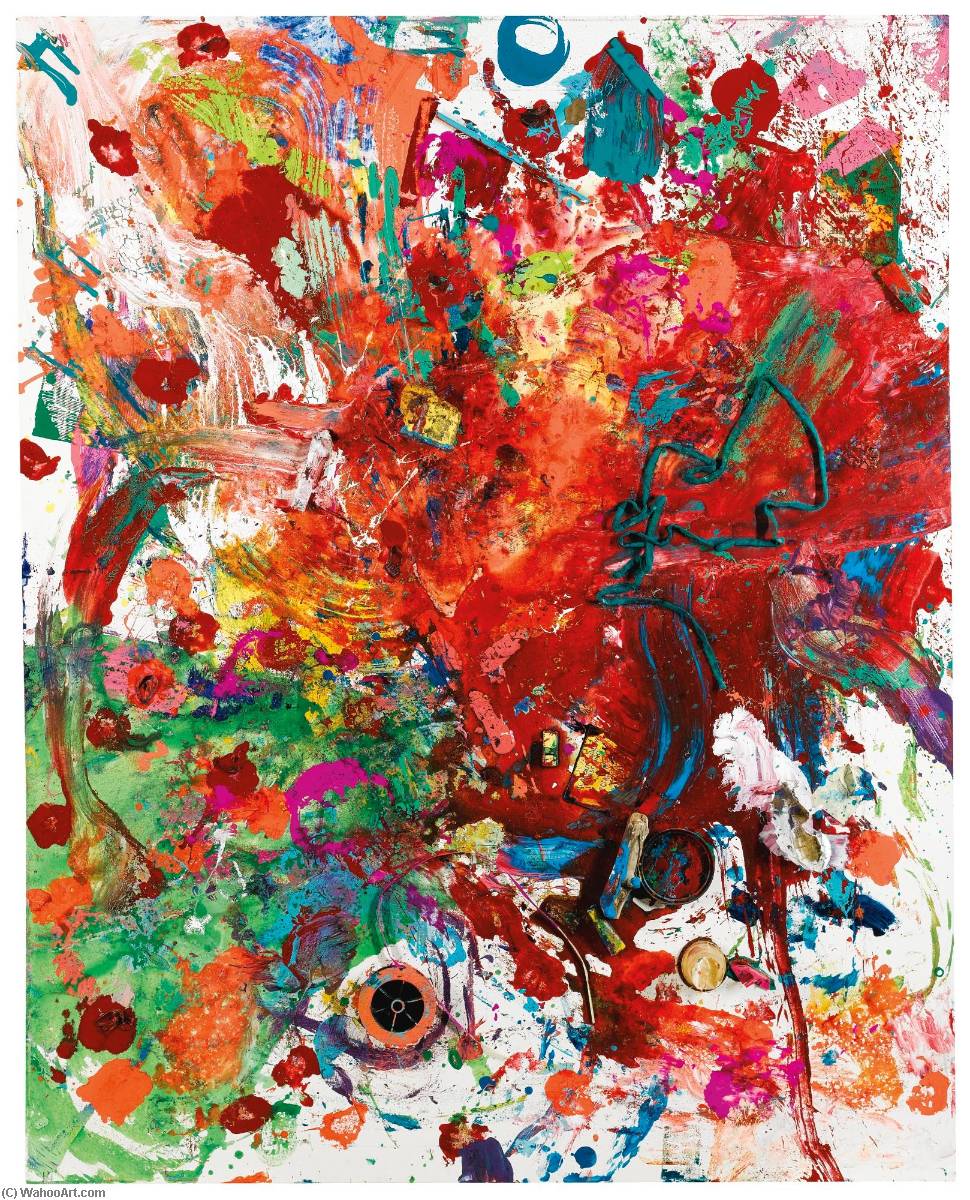 Wikioo.org - The Encyclopedia of Fine Arts - Painting, Artwork by Dan Colen - What is merely pleasant has to die to be born again as pleasure