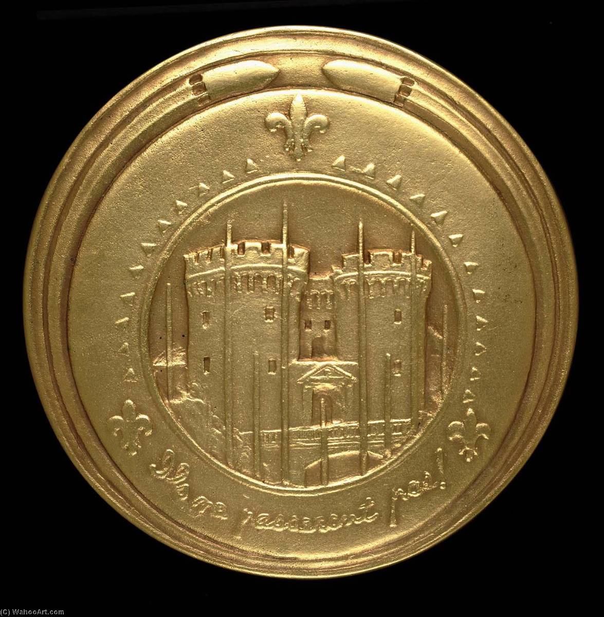 Wikioo.org - The Encyclopedia of Fine Arts - Painting, Artwork by Anthony De Francisci - Verdun Medal (reverse)