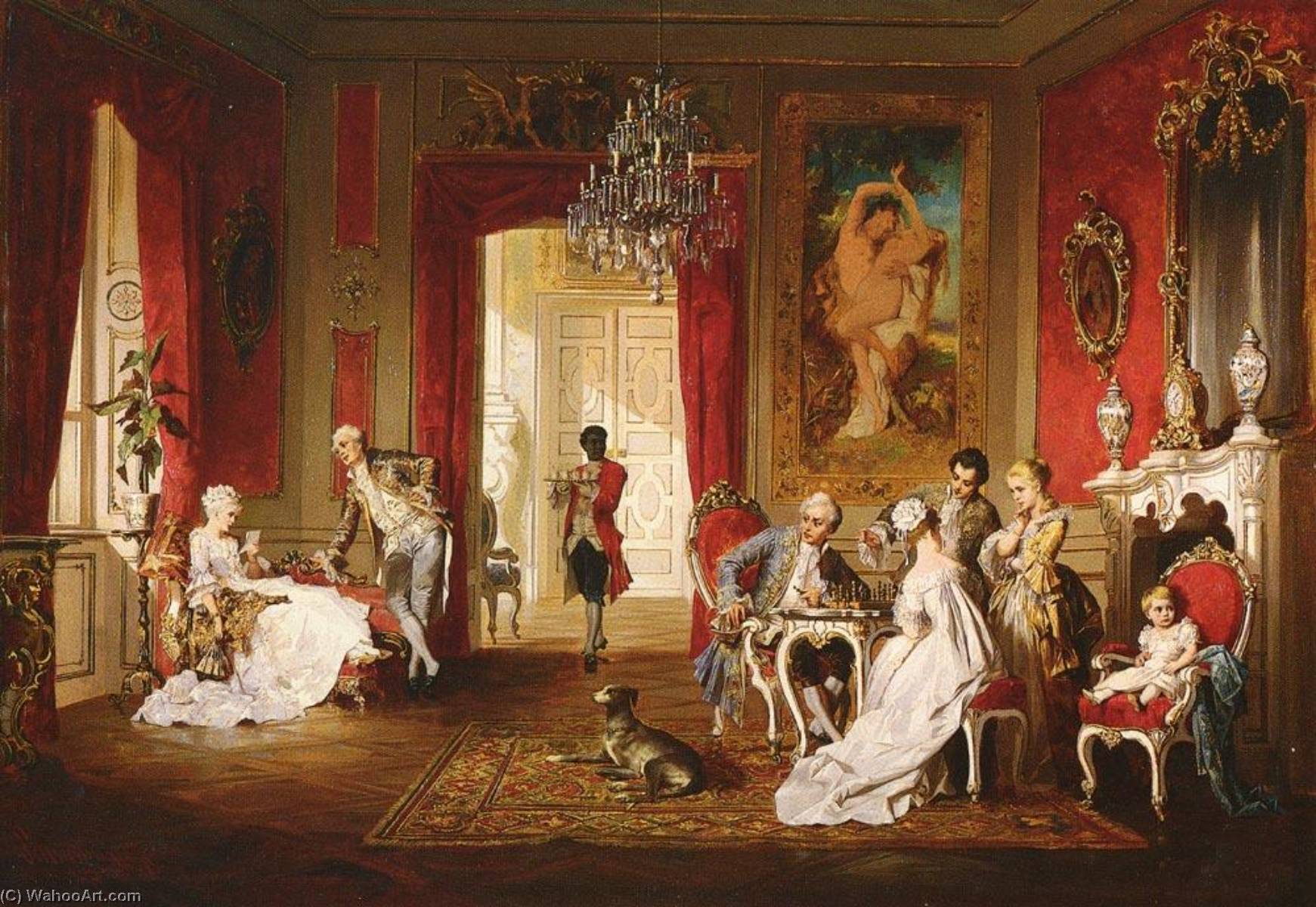 Wikioo.org - The Encyclopedia of Fine Arts - Painting, Artwork by Karl Schweninger Junior - The Letter