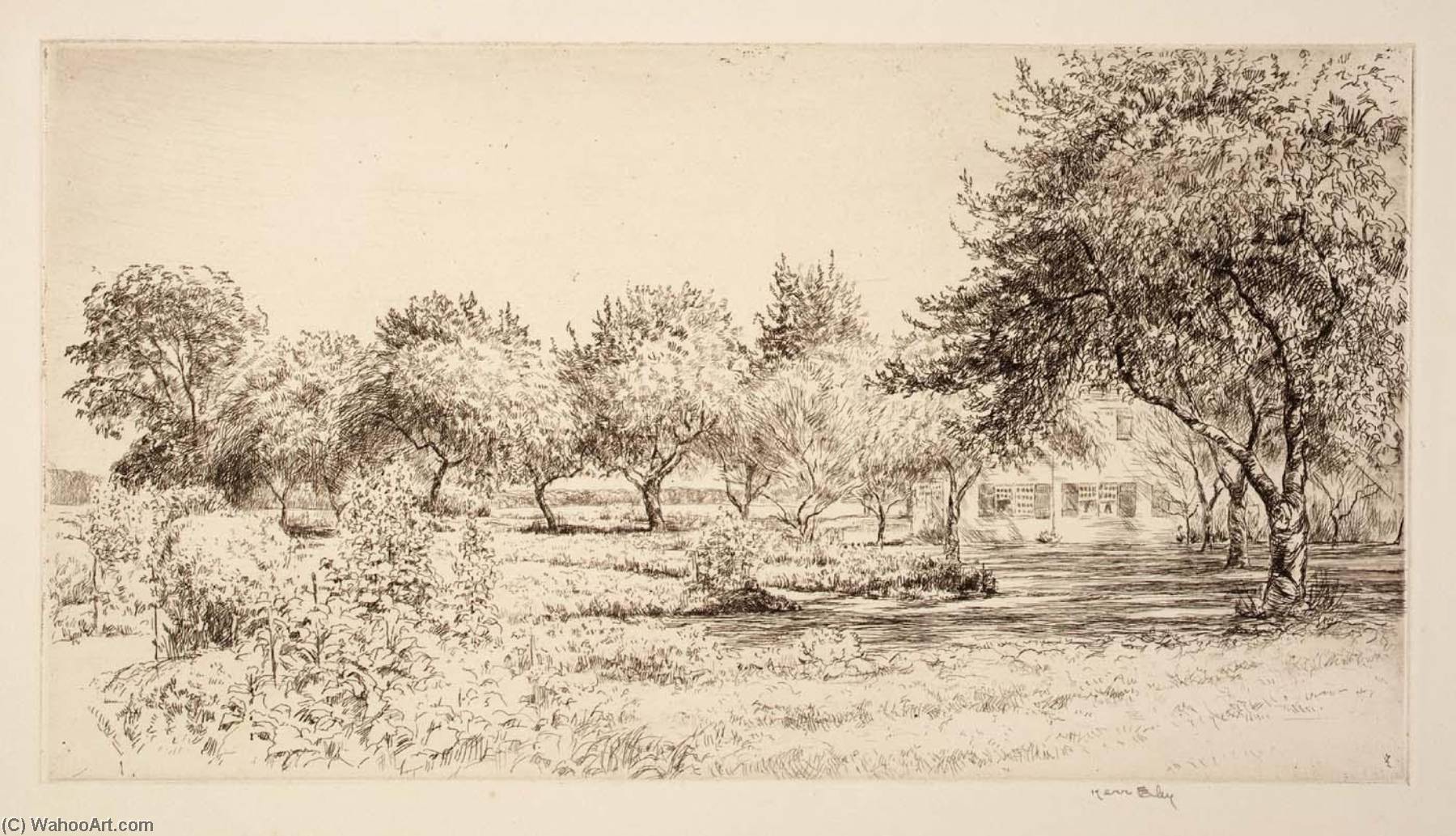 WikiOO.org - Enciclopedia of Fine Arts - Pictura, lucrări de artă Kerr Eby - The Orchard