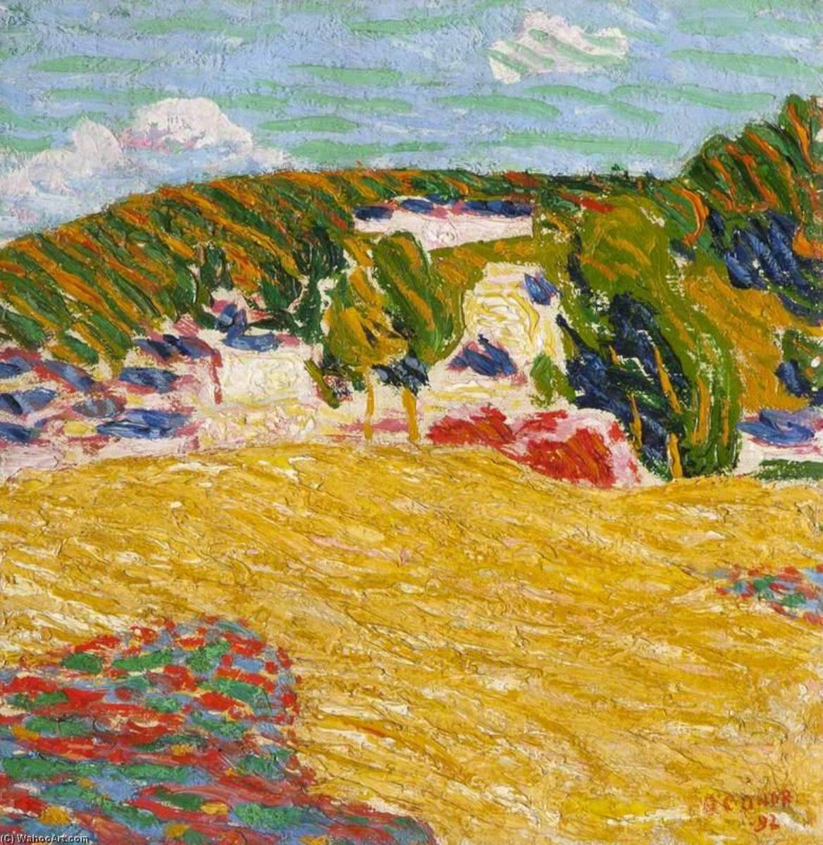 Wikioo.org - The Encyclopedia of Fine Arts - Painting, Artwork by Roderic O'connor - Field of Corn, Pont Aven