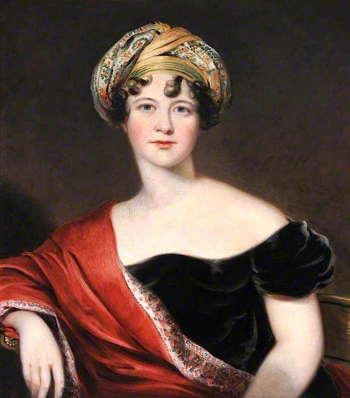 Wikioo.org - The Encyclopedia of Fine Arts - Painting, Artwork by Thomas Barber - Lady Harriet Cavendish, Countess Granville
