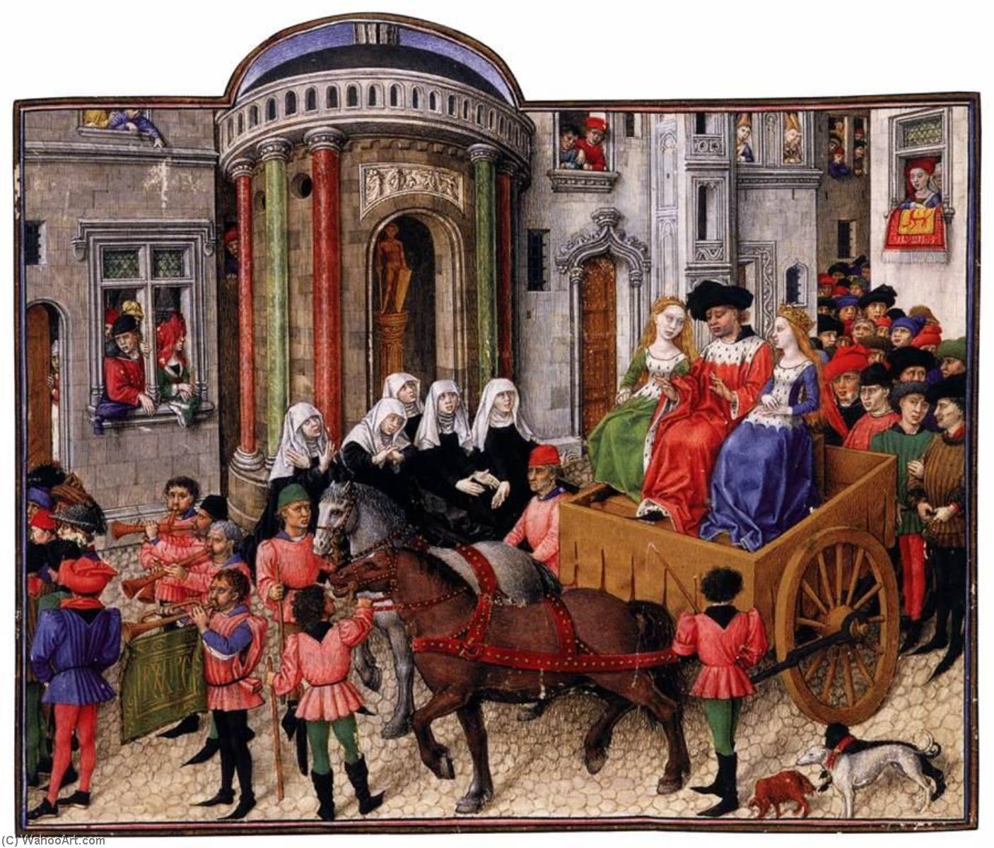 WikiOO.org - Encyclopedia of Fine Arts - Lukisan, Artwork Barthélemy D'eyck - Boccaccio La Théséide