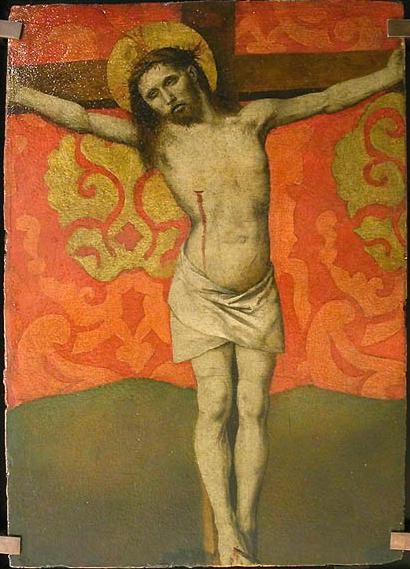 WikiOO.org - Encyclopedia of Fine Arts - Lukisan, Artwork Barthélemy D'eyck - Français Christ en croix