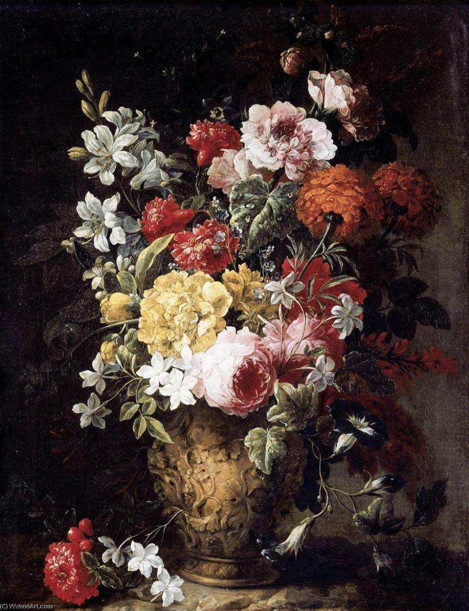Wikioo.org - The Encyclopedia of Fine Arts - Painting, Artwork by Gaspar Peeter The Younger Verbruggen - Flower Piece