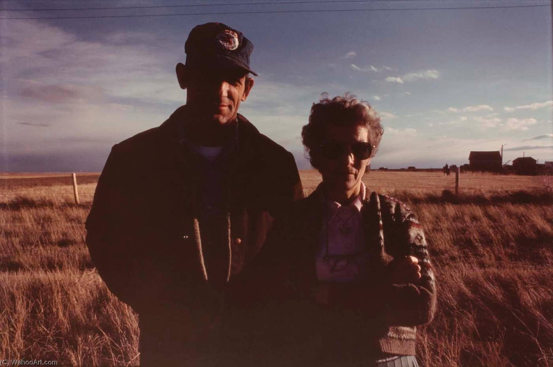 WikiOO.org - Enciclopedia of Fine Arts - Pictura, lucrări de artă Penny Diane Wolin - Wheatland Couple, from the Wyoming Documentary Survey Project