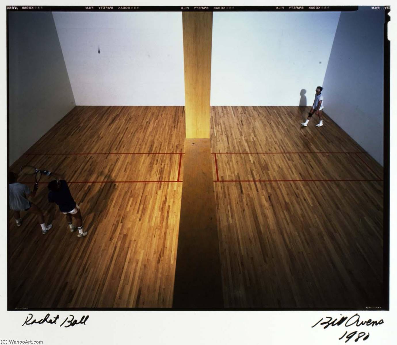 WikiOO.org - Encyclopedia of Fine Arts - Lukisan, Artwork Bill Owens - Racket Ball, from the Los Angeles Documentary Project