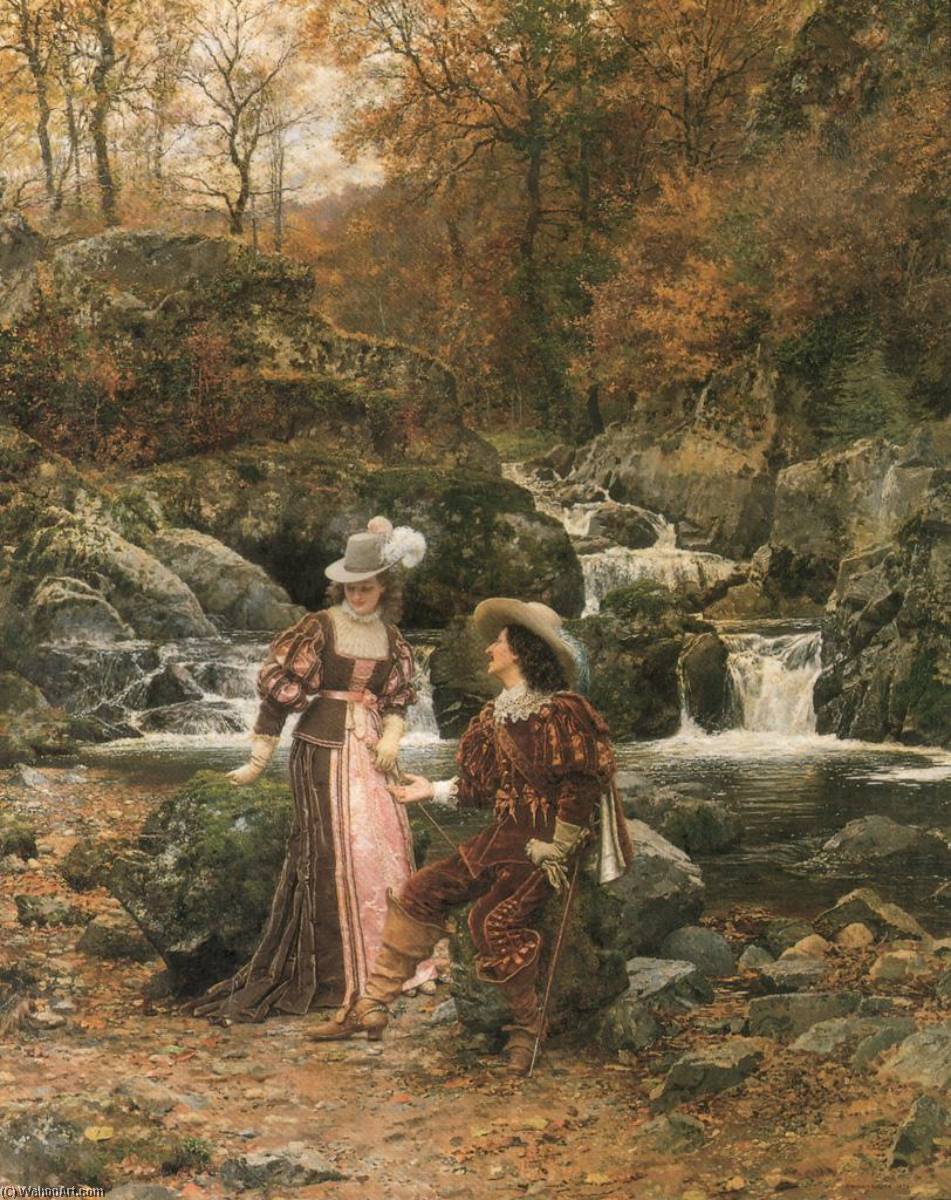 Wikioo.org - The Encyclopedia of Fine Arts - Painting, Artwork by Marie Francois Firmin-Girard - The Lovers