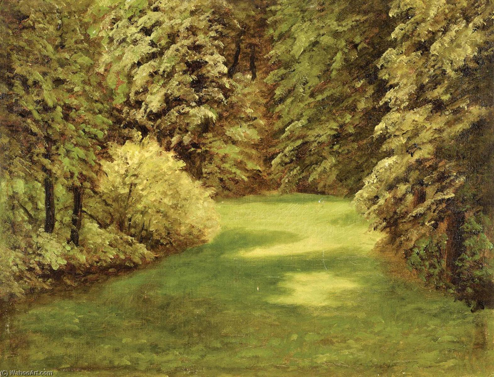 Wikioo.org - The Encyclopedia of Fine Arts - Painting, Artwork by Nikolai Nikanorovich Dubovskoy - A Forest Glade