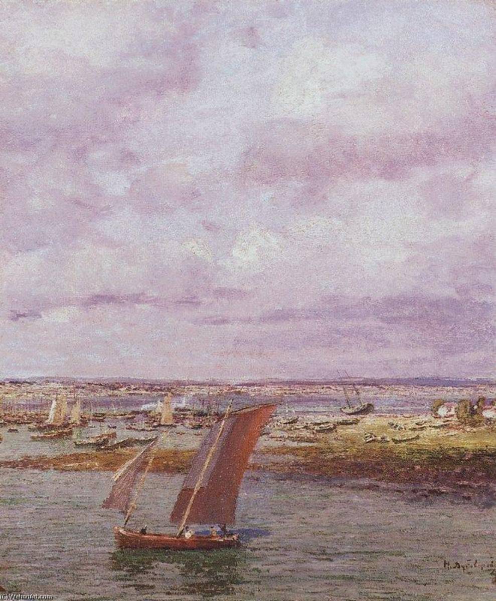 Wikioo.org - The Encyclopedia of Fine Arts - Painting, Artwork by Nikolai Nikanorovich Dubovskoy - Fishing Boats