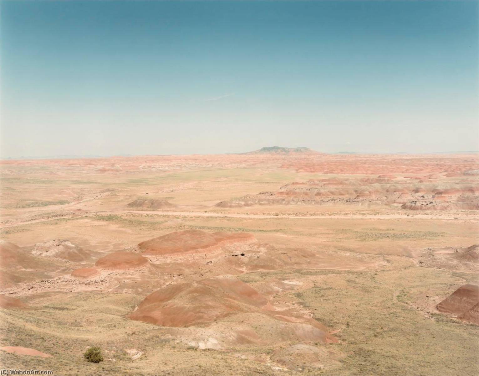WikiOO.org - Enciclopedia of Fine Arts - Pictura, lucrări de artă Frank Di Perna - Painted Desert, Petrified Forest N.P. Arizona, from the portfolio Shadowless Places, Deserts of the Southwest