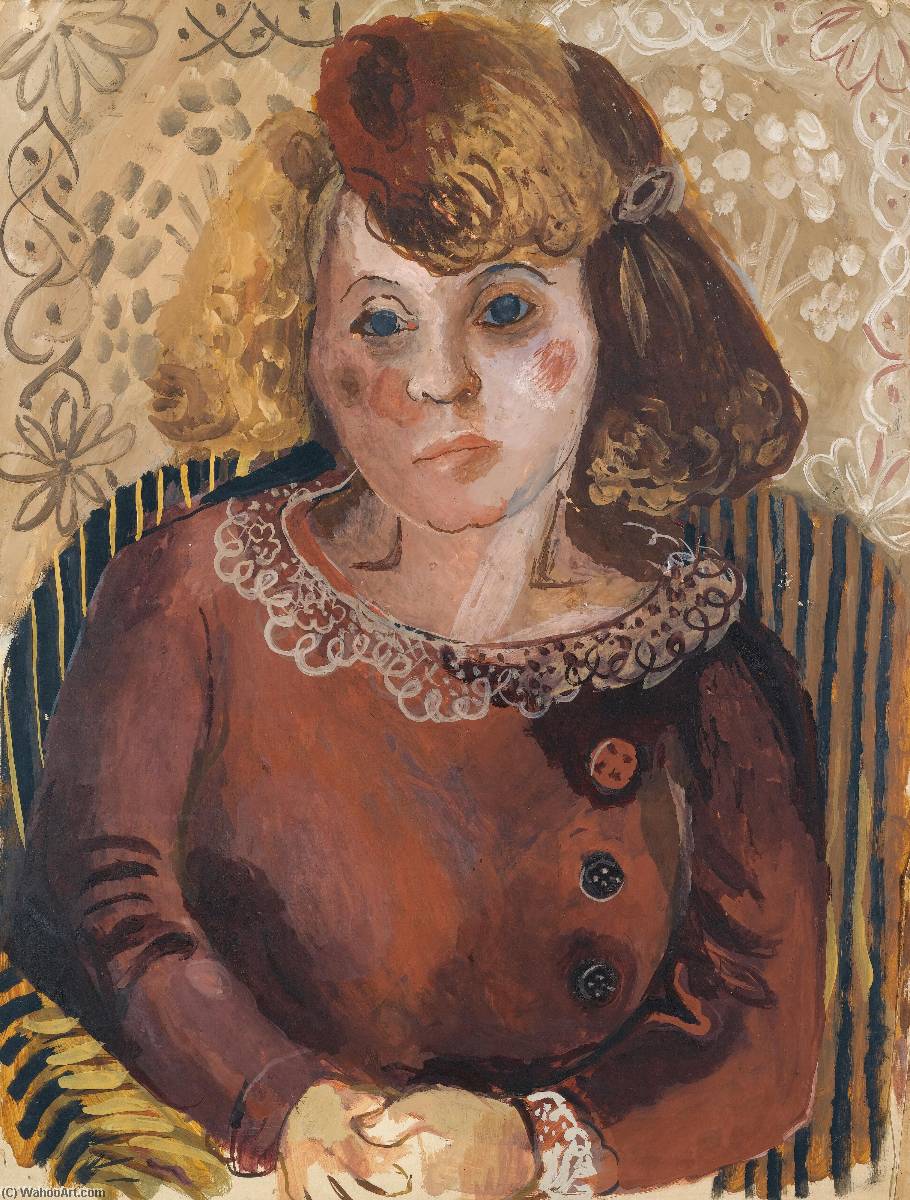 WikiOO.org - Encyclopedia of Fine Arts - Lukisan, Artwork Pavel Fedorovich Tchelitchew - Portrait of Lisa Rosovisky