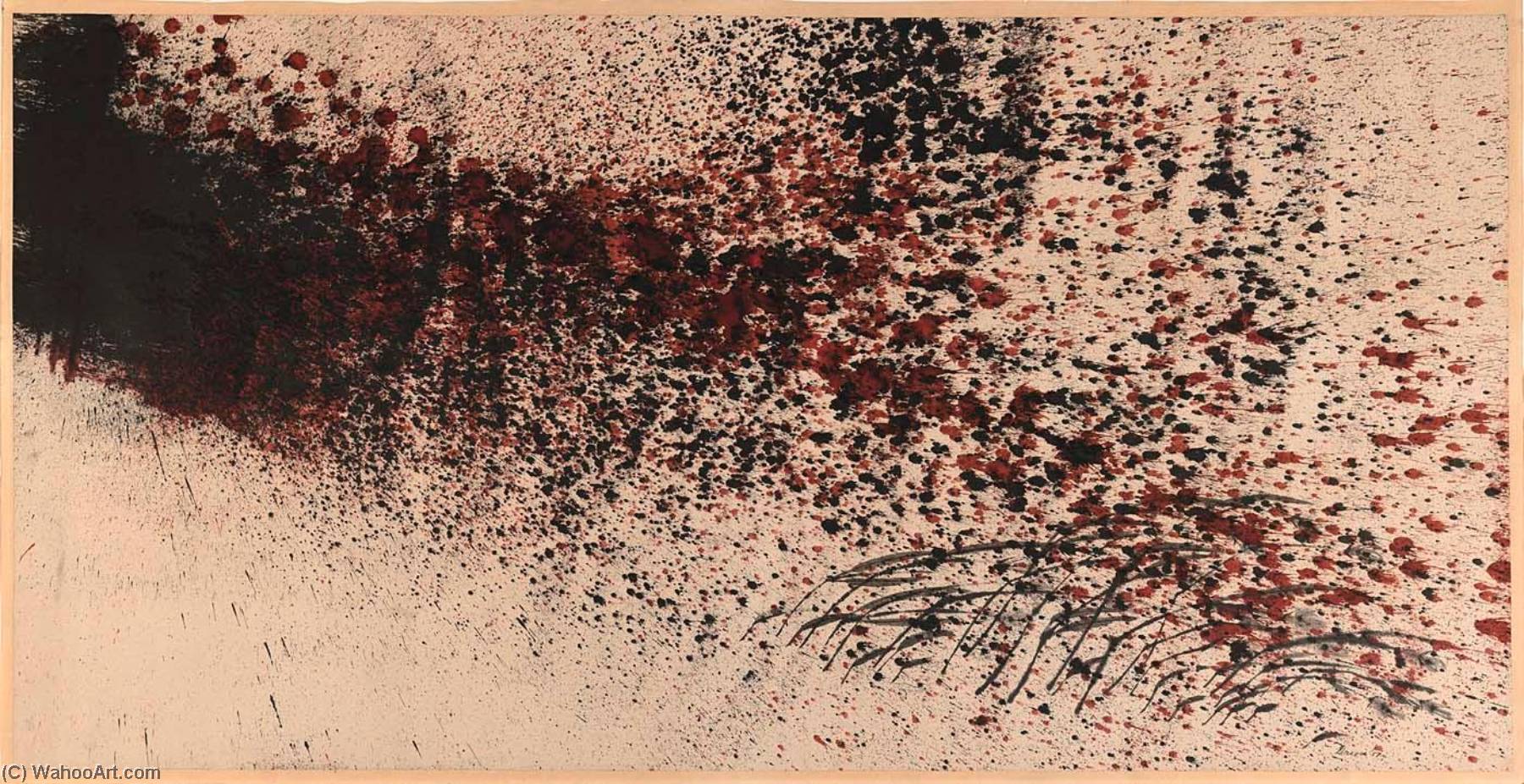 Wikioo.org – La Enciclopedia de las Bellas Artes - Pintura, Obras de arte de Morris Graves - Primavera con Máquina Edad Ruido V
