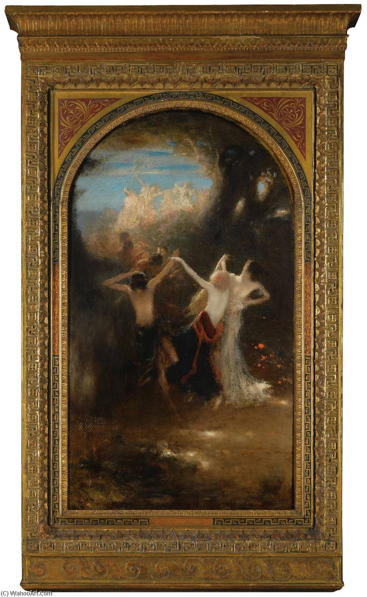 Wikioo.org - The Encyclopedia of Fine Arts - Painting, Artwork by Nicholas Gysis - Dance of the Nymphs