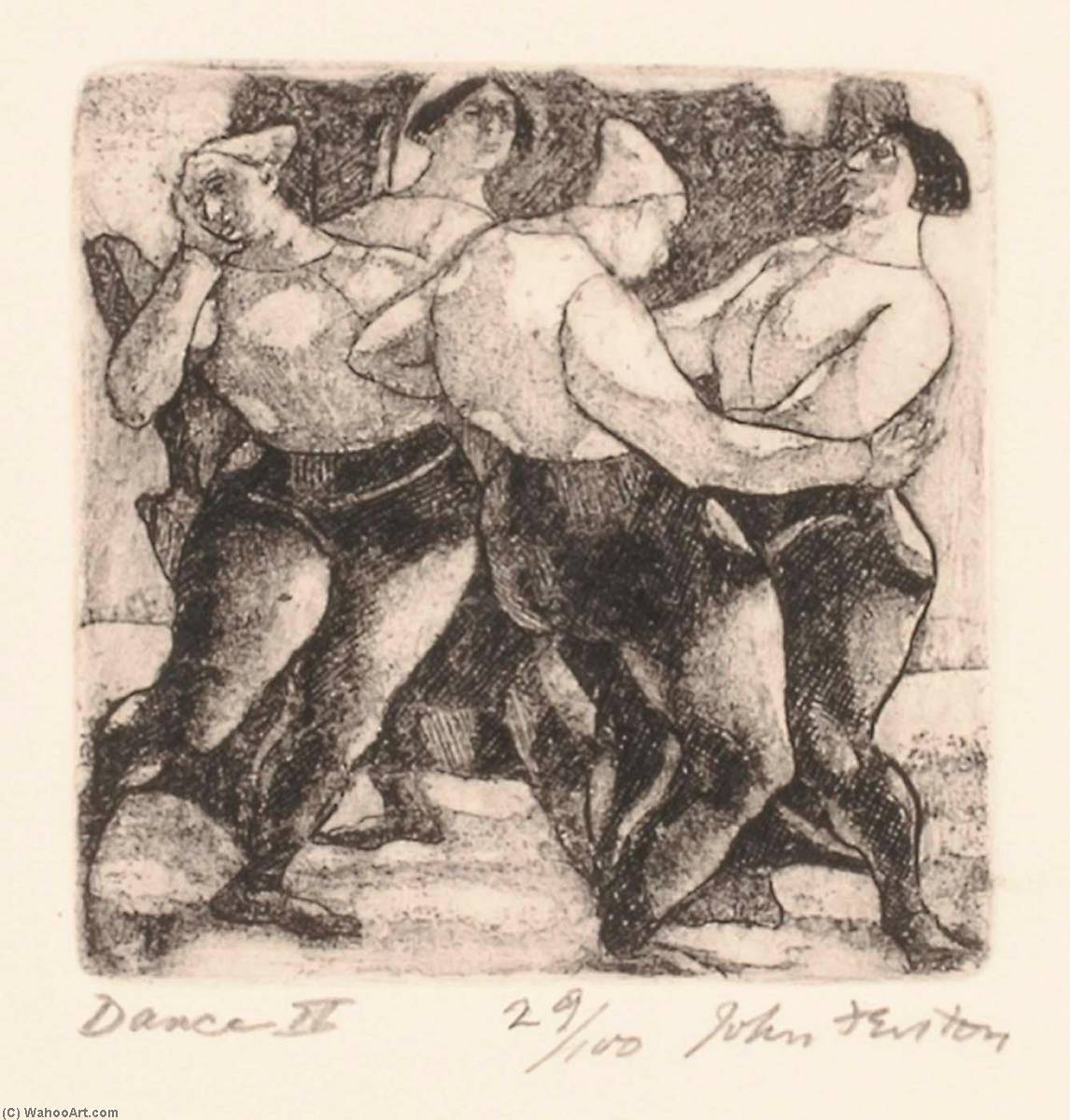 WikiOO.org - Encyclopedia of Fine Arts - Lukisan, Artwork John Fenton - Dance II
