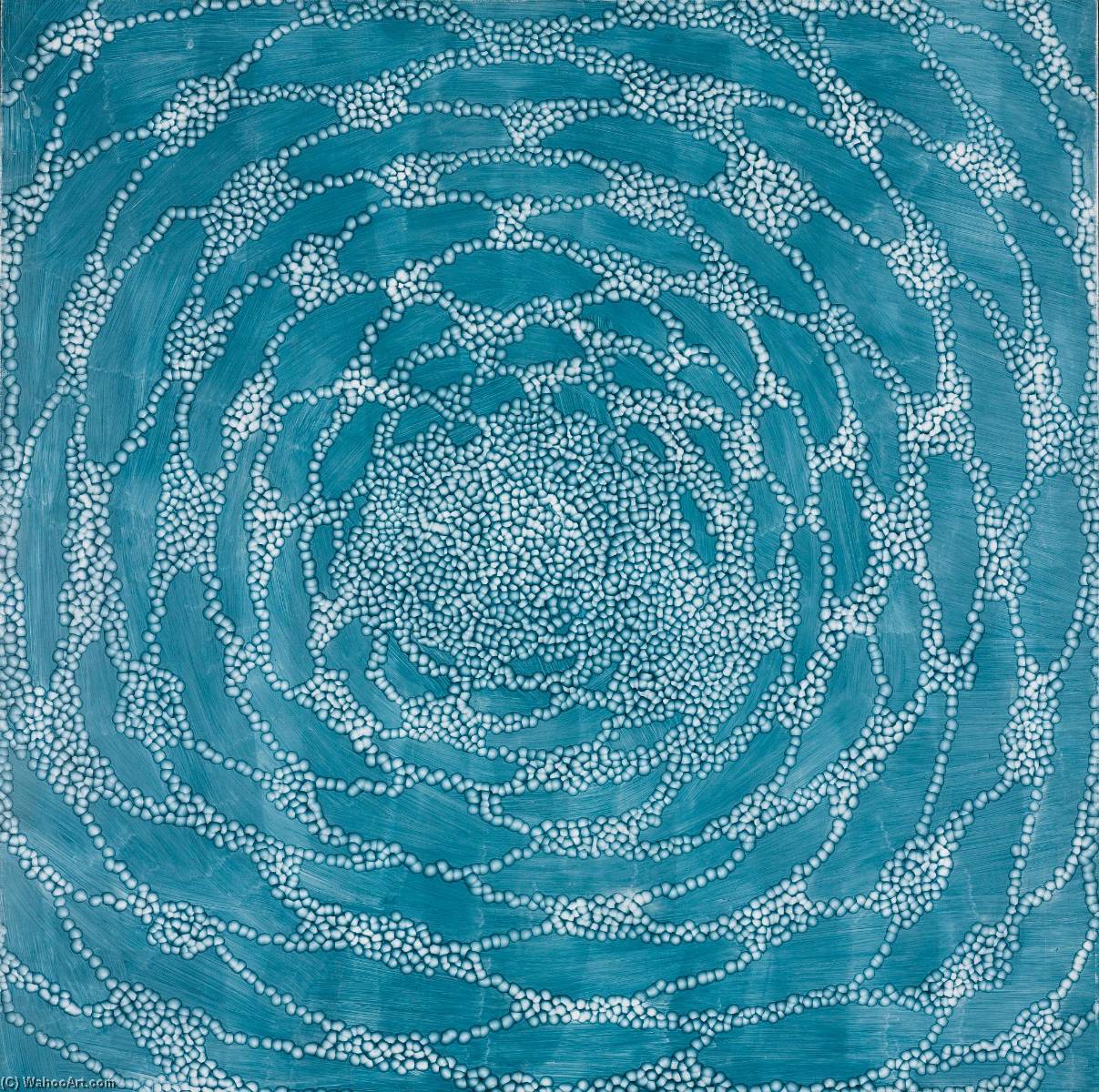 Wikioo.org - The Encyclopedia of Fine Arts - Painting, Artwork by Ross Bleckner - Blue Net