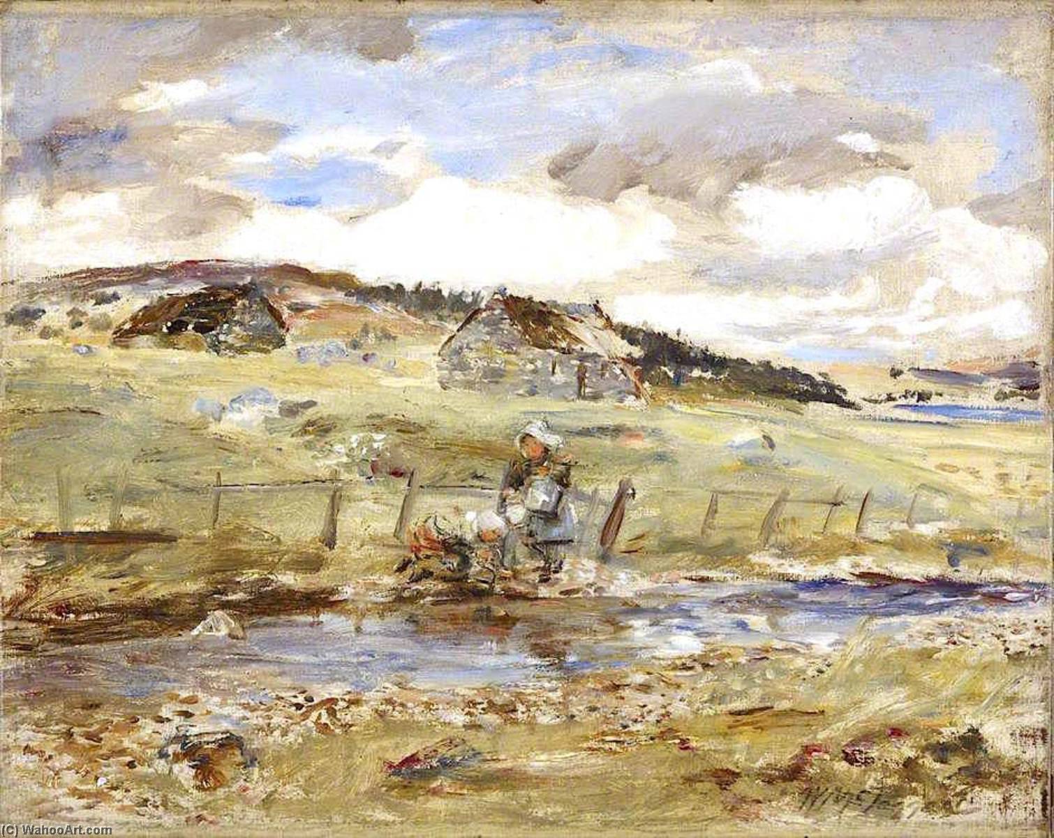 Wikioo.org - The Encyclopedia of Fine Arts - Painting, Artwork by William Mctaggart - Kinloch Rannoch