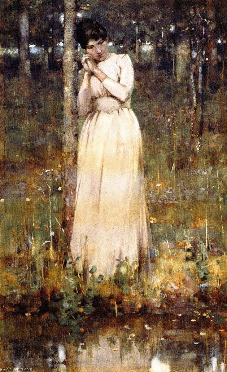 Wikioo.org - The Encyclopedia of Fine Arts - Painting, Artwork by George Henry - The Girl in White
