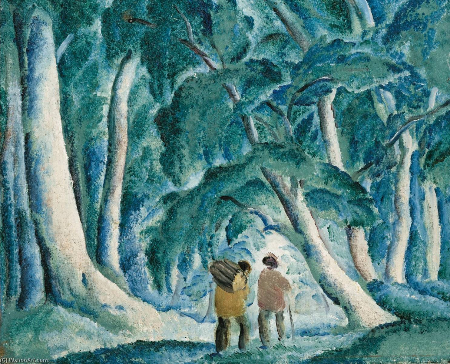 Wikioo.org - Encyklopedia Sztuk Pięknych - Malarstwo, Grafika Aleksey Ilych Kravchenko - Fetching Wood