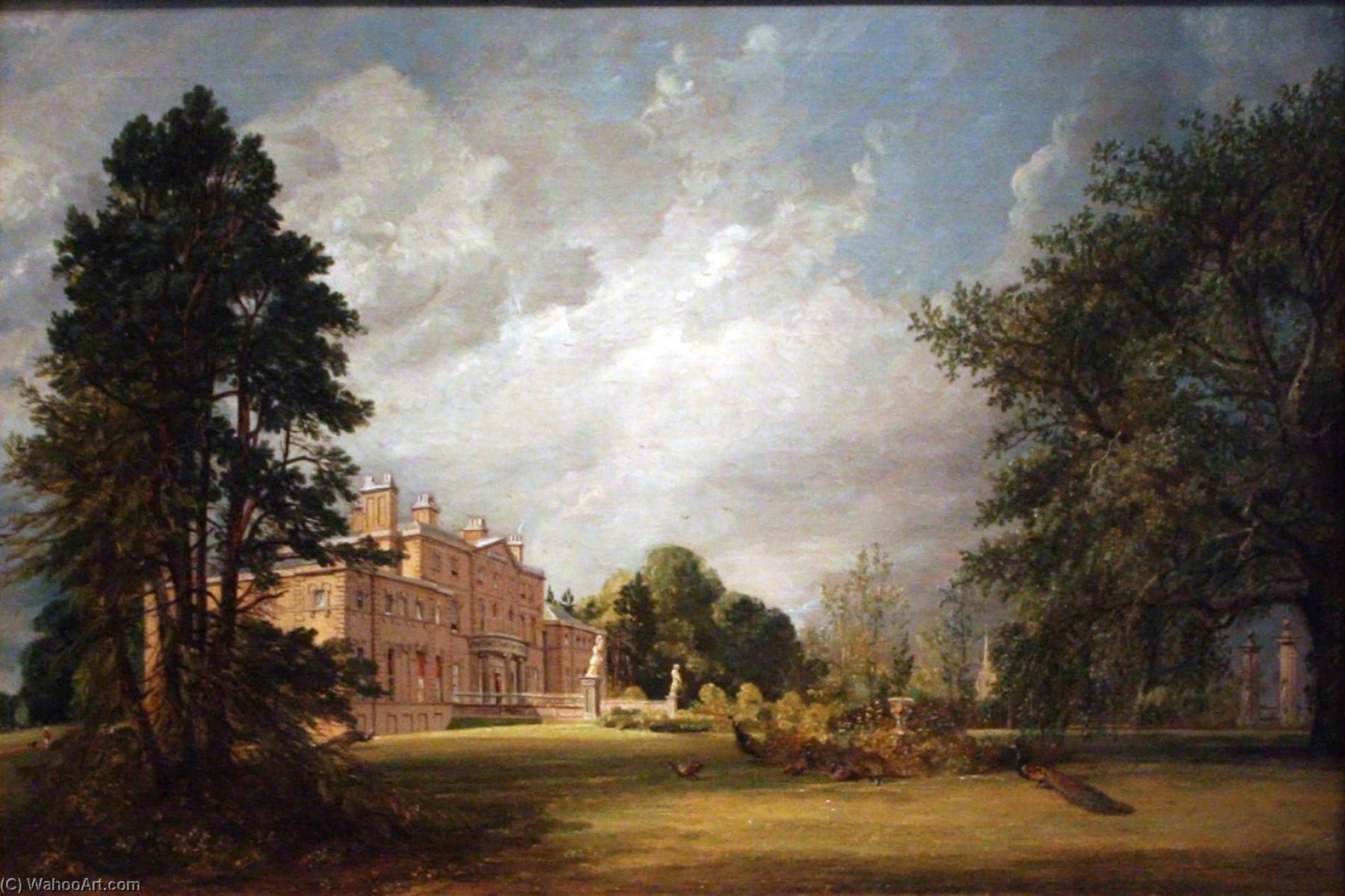 Wikioo.org - Bách khoa toàn thư về mỹ thuật - Vẽ tranh, Tác phẩm nghệ thuật John Constable - Malvern Hall