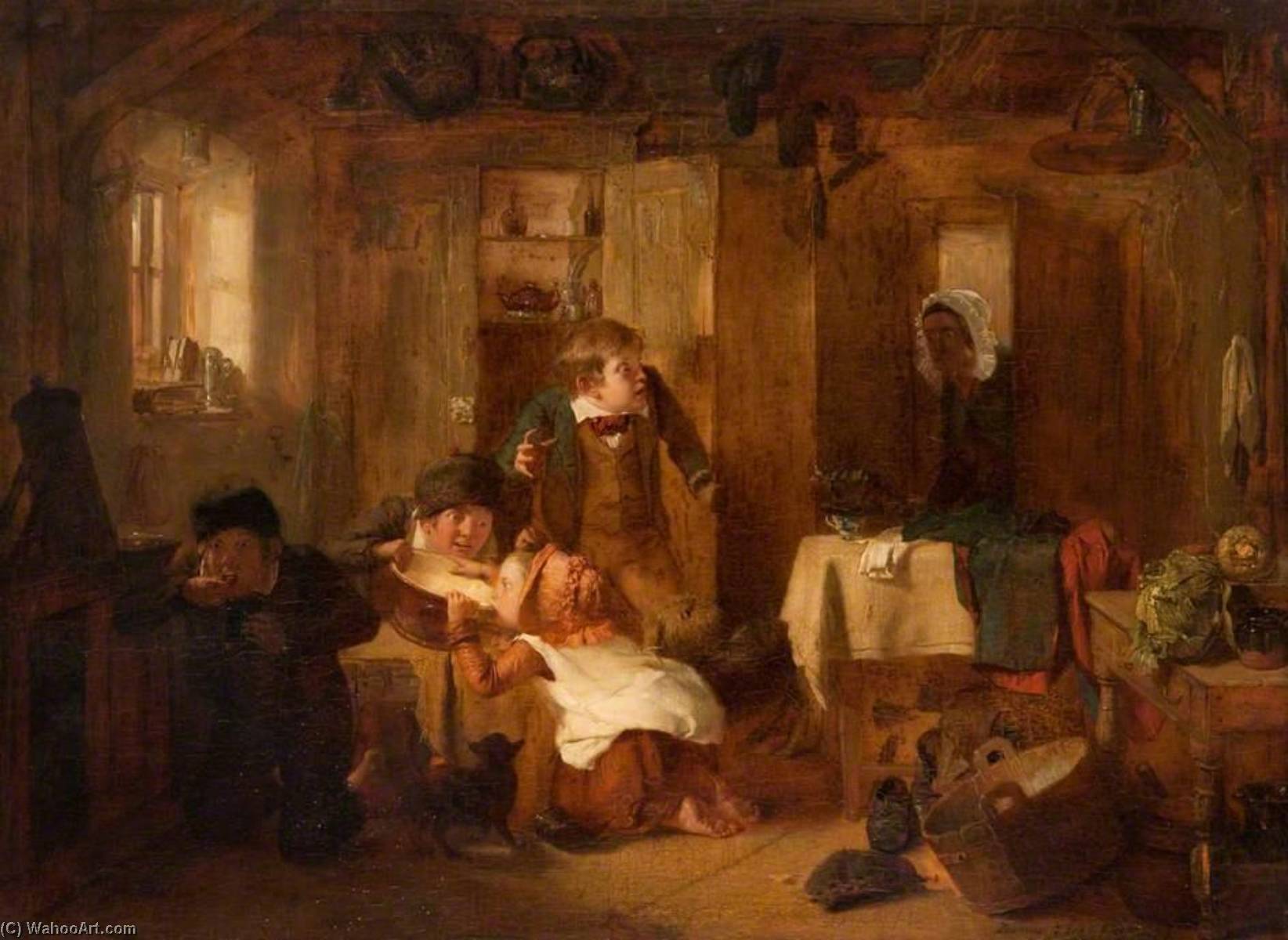 Wikioo.org - The Encyclopedia of Fine Arts - Painting, Artwork by Thomas Faed - The Freedom of the Press