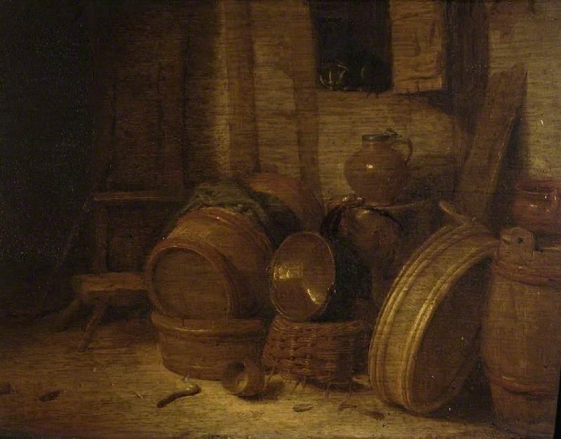 Wikioo.org - The Encyclopedia of Fine Arts - Painting, Artwork by Hendrik Martensz Sorgh - A Kitchen