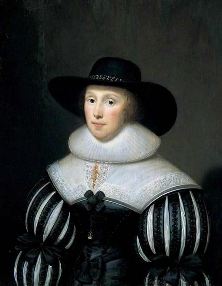 Wikioo.org - The Encyclopedia of Fine Arts - Painting, Artwork by Cornelis Jonson Van Ceulen - Grace Bradbourne, Wife of Sir Thomas Holte