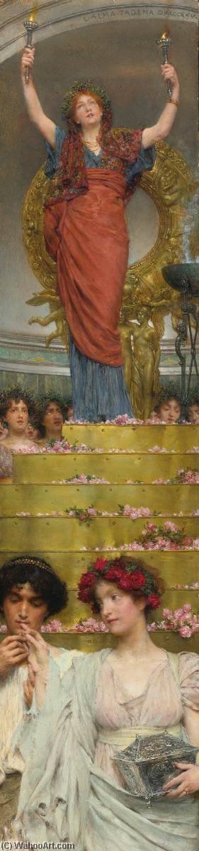 Wikioo.org – La Enciclopedia de las Bellas Artes - Pintura, Obras de arte de Lawrence Alma-Tadema - el Bendición
