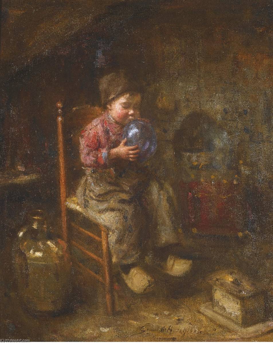 Wikioo.org - The Encyclopedia of Fine Arts - Painting, Artwork by Robert Gemmell Hutchison - the balloon
