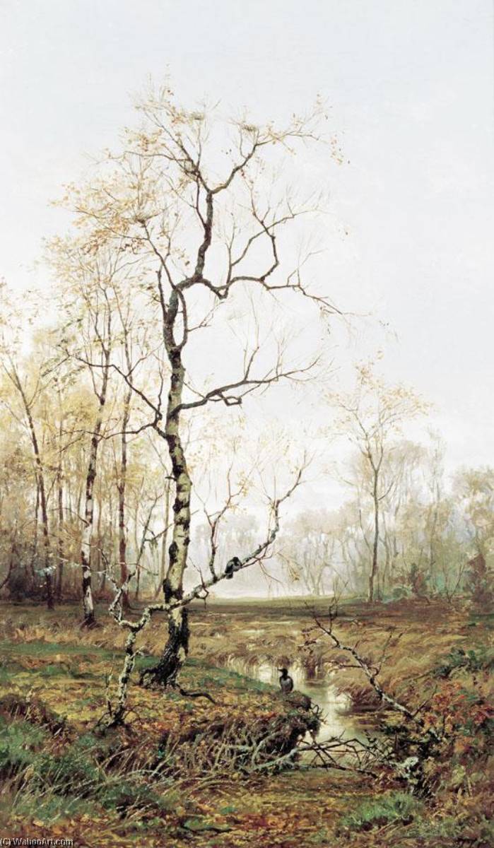 Wikioo.org – L'Enciclopedia delle Belle Arti - Pittura, Opere di Efim Efimovich Volkov - foresta in primavera