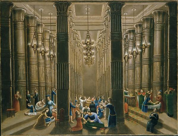 Wikioo.org - The Encyclopedia of Fine Arts - Painting, Artwork by Erastus Salisbury Field - The Death of the First Born