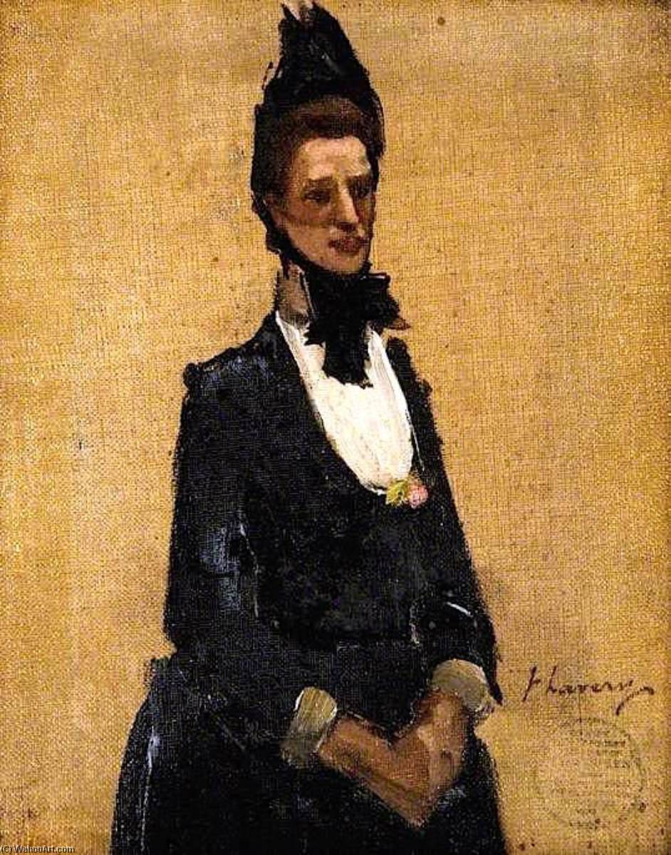 Wikioo.org - The Encyclopedia of Fine Arts - Painting, Artwork by John Lavery - Lady Balfour of Burleigh (sketch)