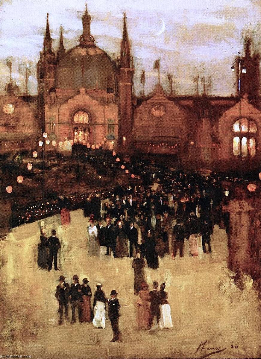 Wikioo.org - The Encyclopedia of Fine Arts - Painting, Artwork by John Lavery - The Glasgow International Exhibition