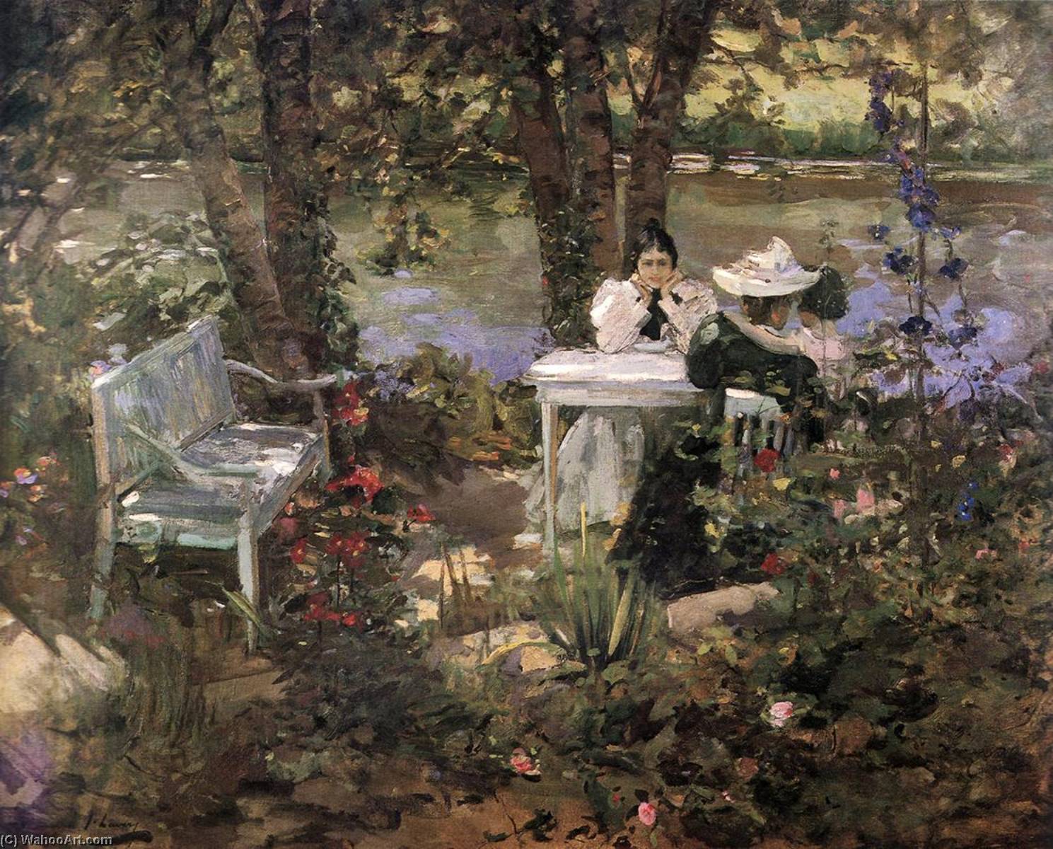 Wikioo.org - The Encyclopedia of Fine Arts - Painting, Artwork by John Lavery - A Garden in France
