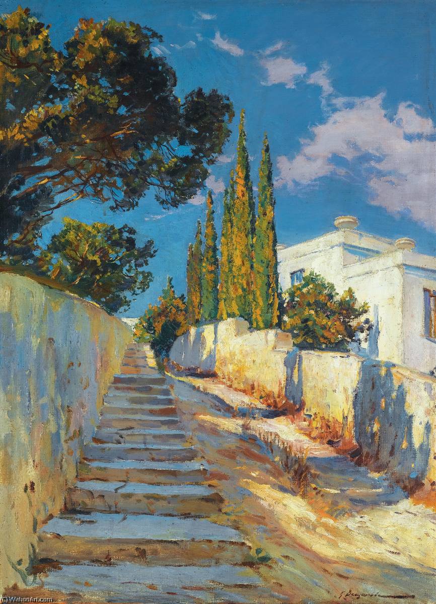 Wikioo.org - The Encyclopedia of Fine Arts - Painting, Artwork by Constantin Westchiloff - Afternoon Sun, Crimea