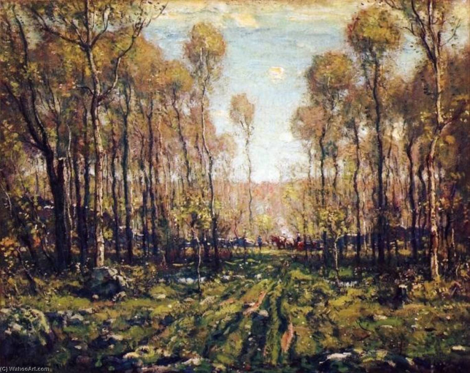 WikiOO.org - Енциклопедія образотворчого мистецтва - Живопис, Картини
 Henry Ward Ranger - The Forest Road, Early Spring