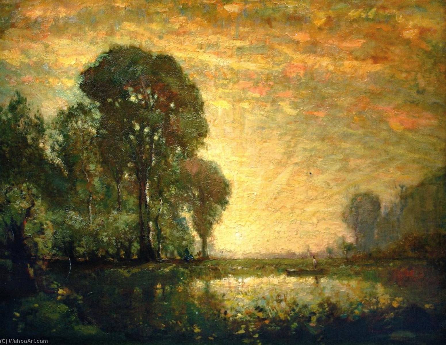 Wikioo.org - The Encyclopedia of Fine Arts - Painting, Artwork by Henry Ward Ranger - Evening Sky