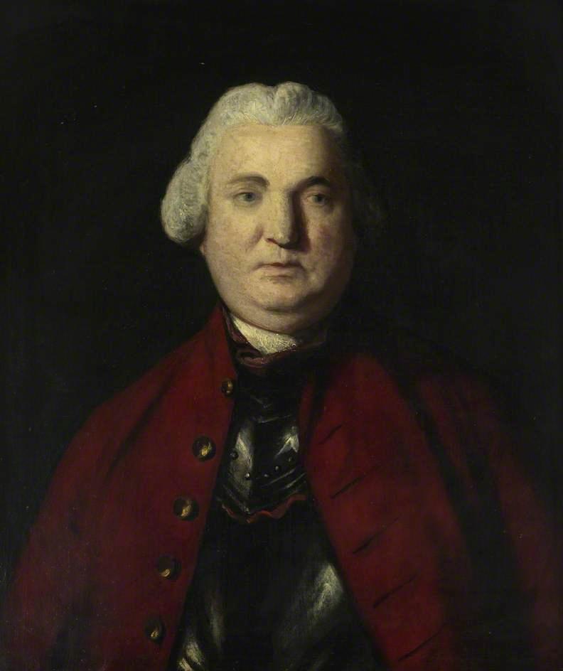 Wikioo.org - The Encyclopedia of Fine Arts - Painting, Artwork by Joshua Reynolds - Major General Stringer Lawrence, Commander in Chief in the East Indies