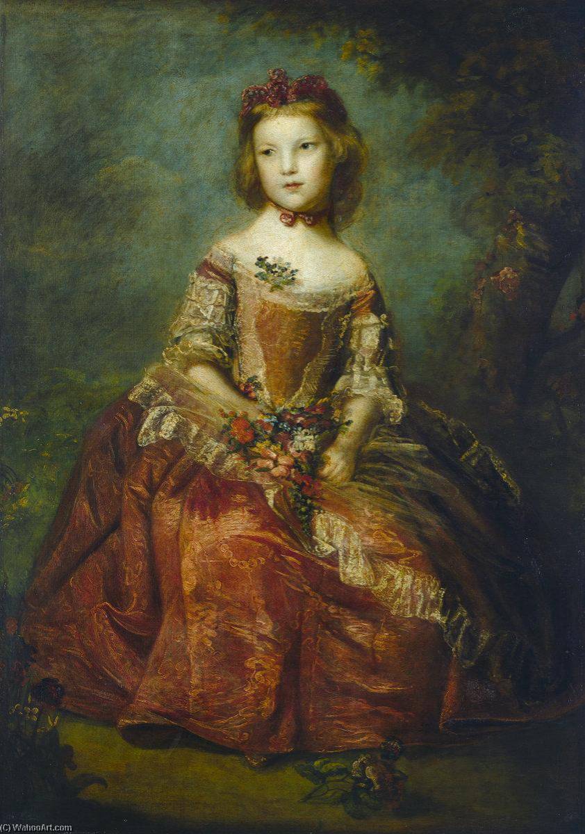 WikiOO.org - Encyclopedia of Fine Arts - Maleri, Artwork Joshua Reynolds - Lady Elizabeth 'Betty' Hamilton