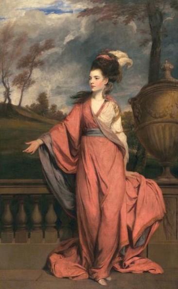 WikiOO.org - Enciclopedia of Fine Arts - Pictura, lucrări de artă Joshua Reynolds - Jane Fleming, later Countess of Harrington