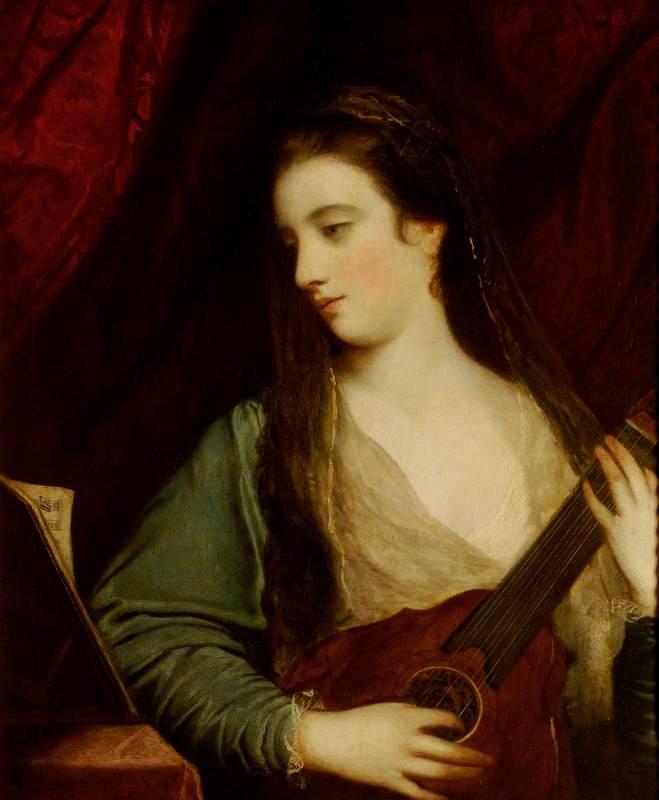WikiOO.org - Encyclopedia of Fine Arts - Maleri, Artwork Joshua Reynolds - Miss Fordyce